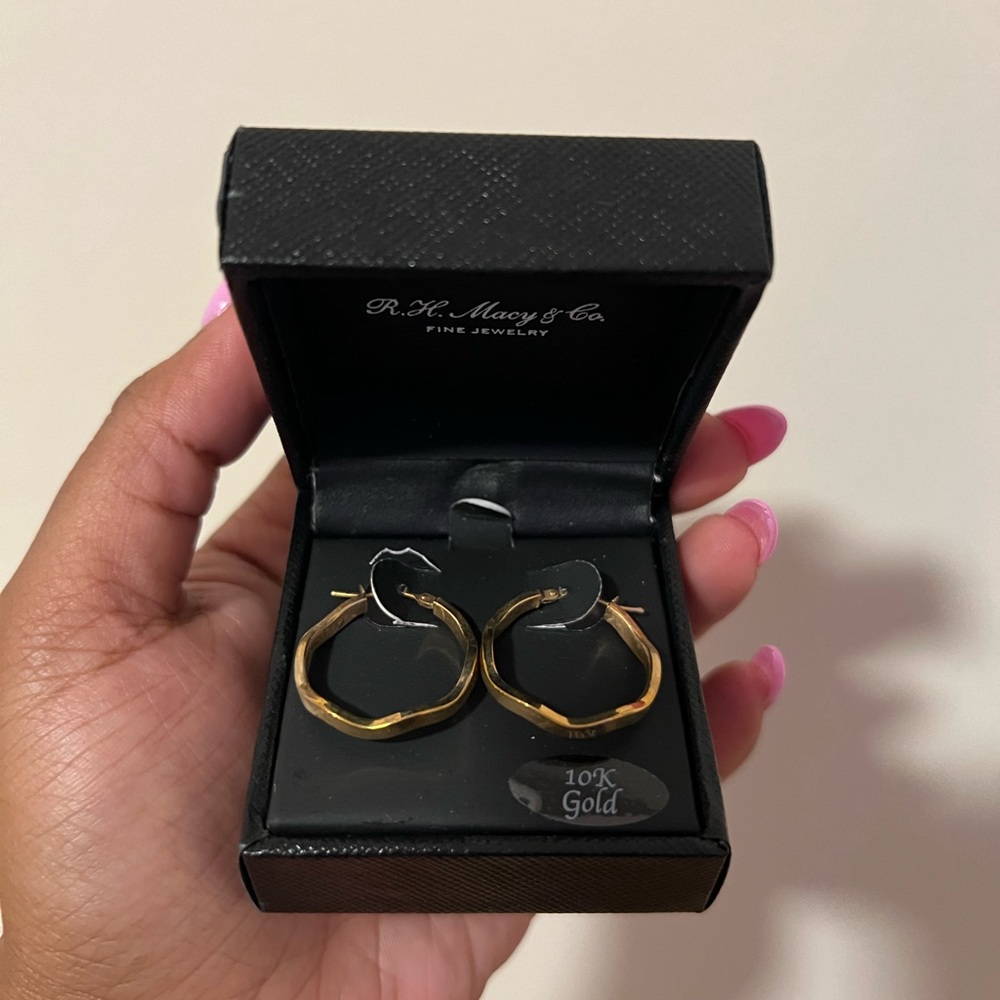 10k Solid Gold Hoops